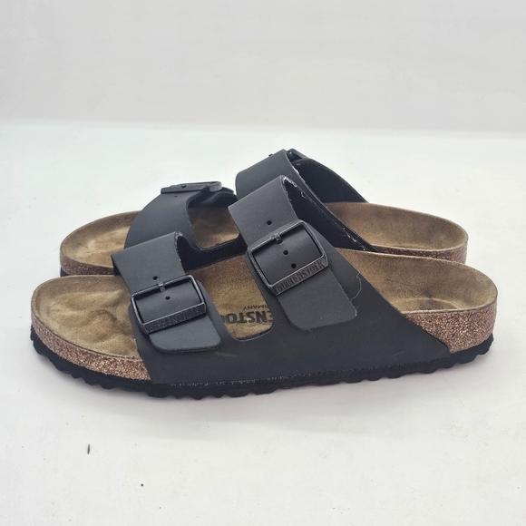 Birkenstock Arizona Black Cork Footbed Sandals Size 39 (US 8–8.5 Women) - Picture 4 of 9